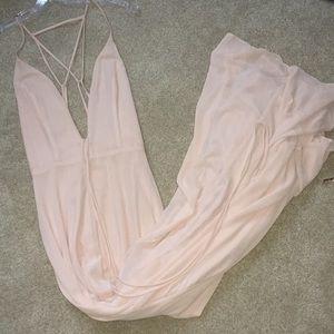 Blush Pink Chiffon Dress